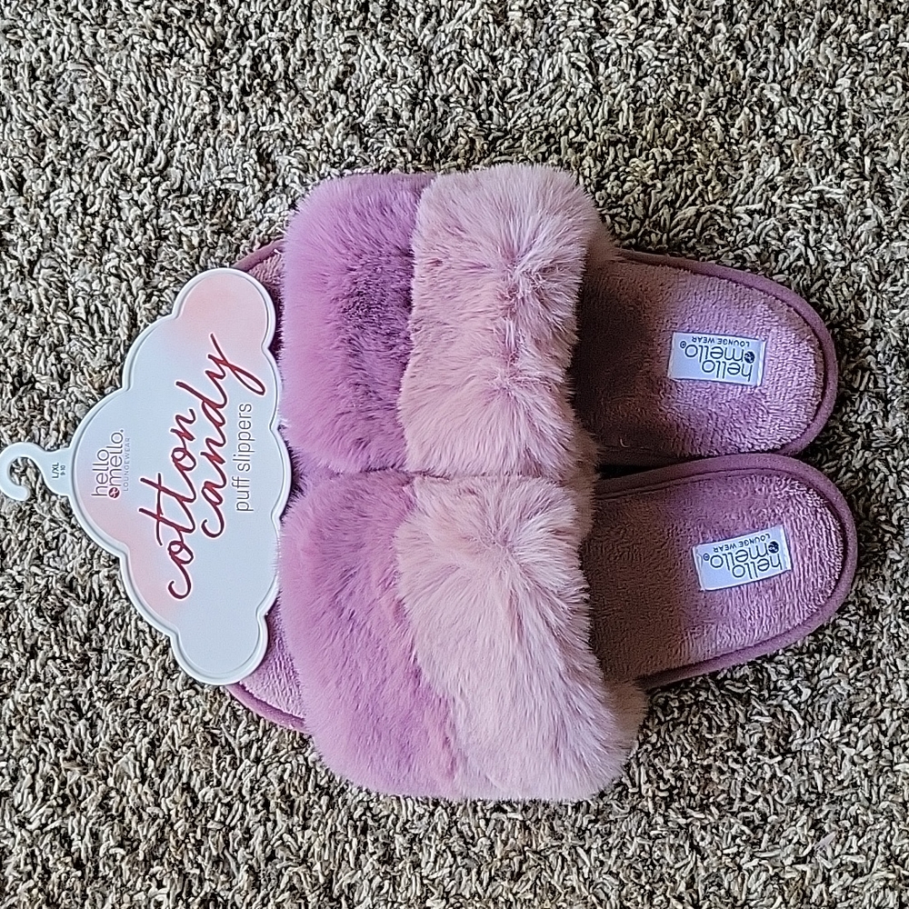 Puff Slippers by Cotton Candy